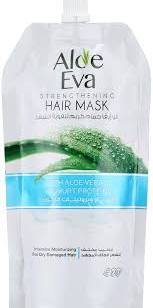 Aloe Eva Hair Mask Cream Pouch With Aloe Vera & Yogurt 250 ml - الو ايفا كيس ماسك كريم للشعر بالصبار والزبادي 250 مل