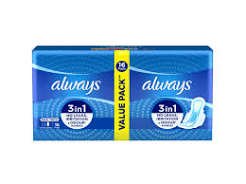 Always Maxi Double Long 16 Pads x 16 - أولويز ماكسي دبل لونج 16 فوطة × 16