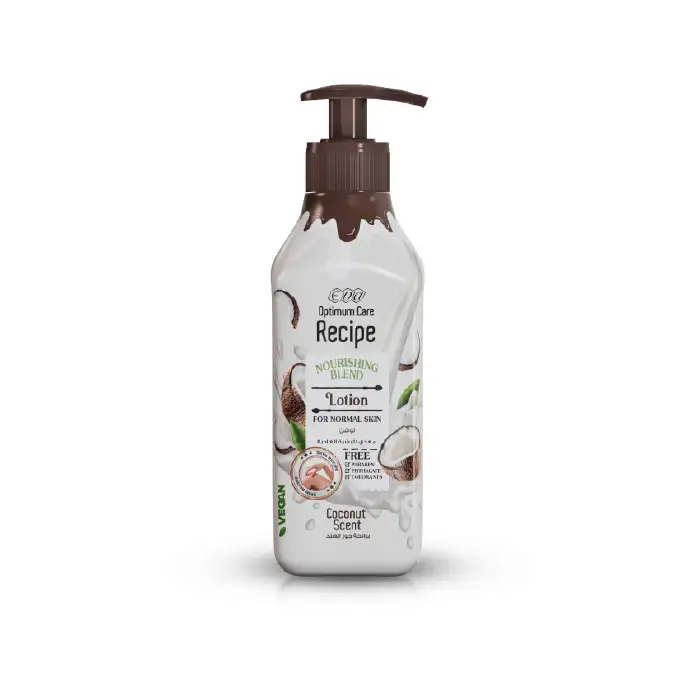 Eva Optimum Care Recipe Body Lotion Coconut 370 ml - إيفا أوبتيمم كير ريسيبي لوشن للجسم جوز الهند 370 مل