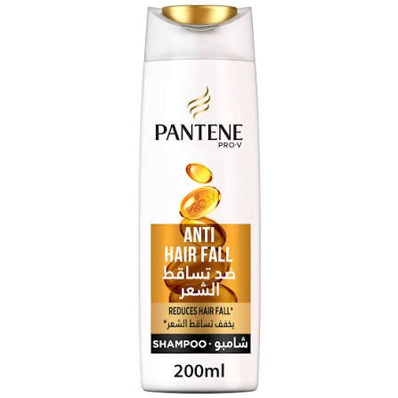 Pantene Regular Shampoo Anti-Hair Fall 200 ml - بانتين شامبو عادي ضد تساقط الشعر 200 مل