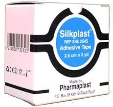 Silk Plast Plaster Blue 2.5 cm - سيلك بلاست لاصق طبي أزرق 2.5 سم