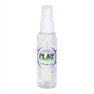 Pure Cologne 70% Alcohol Spray 70 ml (Stand of 12) - بيور كولونيا كحول 70% بخاخ 70 مل (استاند دستة)