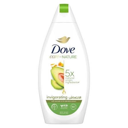 Dove Shower Gel Refreshing Routine With Avocado 500 ml - دوف شاور جل روتين الانتعاش بالأفوكادو 500 مل