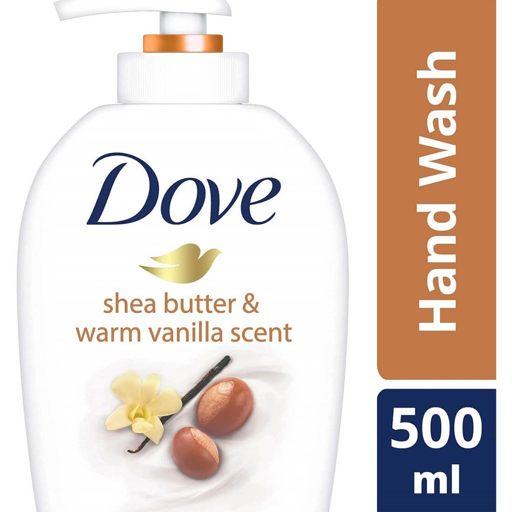 Dove Hand Wash With Shea Butter 500 ml - دوف سائل غسيل اليدين بزبدة الشيا 500 مل