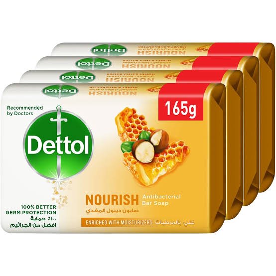 Dettol Soap Re-Energize 165 g (Pack of 4) - ديتول صابون جدد نشاطك 165 جرام (4 قطع)
