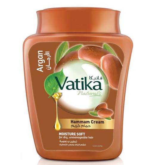 Vatika Hair Mask Cream Small Argan Brown 225 ml - فاتيكا ماسك كريم للشعر صغير بالأرجان بني 225 مل