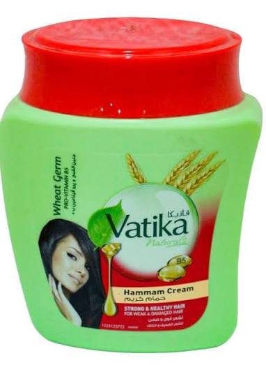 Vatika Hair Mask Cream Small Wheat Germ Red 225 ml - فاتيكا ماسك كريم للشعر صغير بجنين القمح أحمر 225 مل