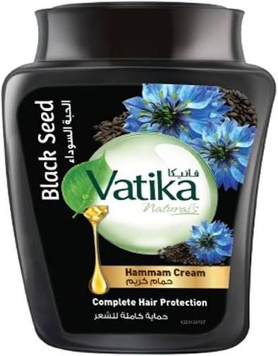 Vatika Hair Mask Cream Small Black Seed Black 225 ml - فاتيكا ماسك كريم للشعر صغير بحبة البركة أسود 225 مل