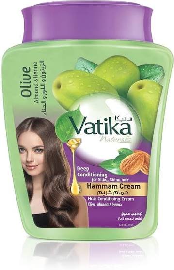 Vatika Hair Mask Cream Large Moisturizing Purple 900 g - فاتيكا ماسك كريم للشعر كبير ترطيب بنفسجي 900 جرام