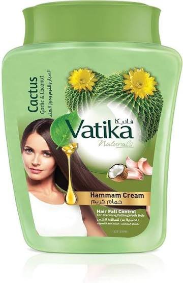 Vatika Hair Mask Cream Medium Hair Fall Protection Olive 450 ml - فاتيكا ماسك كريم للشعر وسط حماية من التساقط زيتي 450 مل