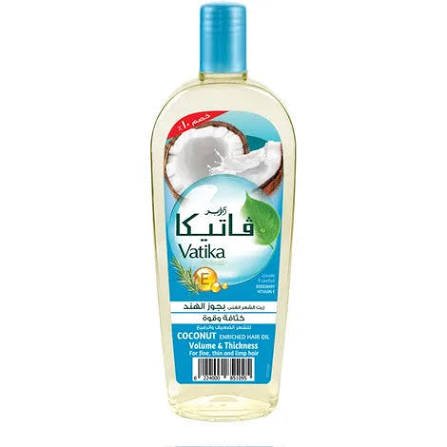 Vatika Hair Oil Large With Coconut 180 ml - فاتيكا زيت للشعر كبير بجوز الهند 180 مل