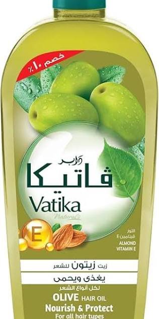 Vatika Hair Oil Medium With Olive 90 ml - فاتيكا زيت للشعر وسط بالزيتون 90 مل