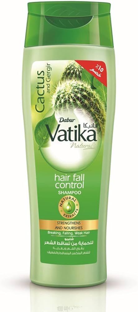 Vatika Shampoo Hair Fall Protection 360 ml New - فاتيكا شامبو حماية من التساقط 360 مل جديد
