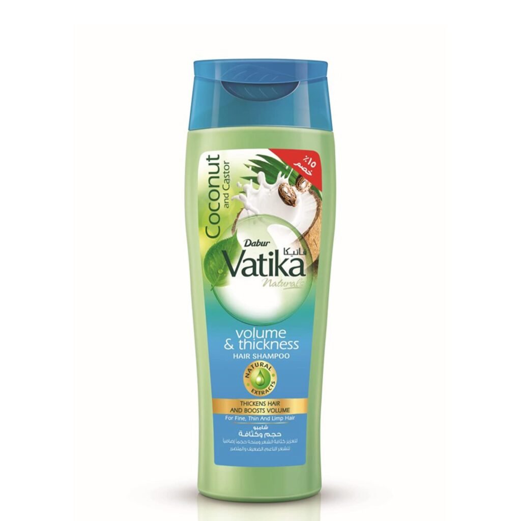 Vatika Shampoo Hair Density Blue 360 ml New - فاتيكا شامبو كثافة الشعر أزرق 360 مل جديد