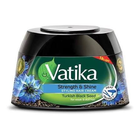 Vatika Hair Cream Black Seed Black 190 ml New Shape - فاتيكا كريم للشعر بحبة البركة أسود 190 مل شكل جديد