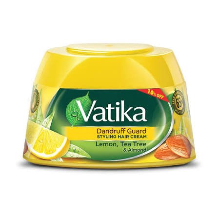 Vatika Hair Cream Anti-Dandruff Yellow 190 ml New Shape - فاتيكا كريم للشعر ضد القشرة أصفر 190 مل شكل جديد