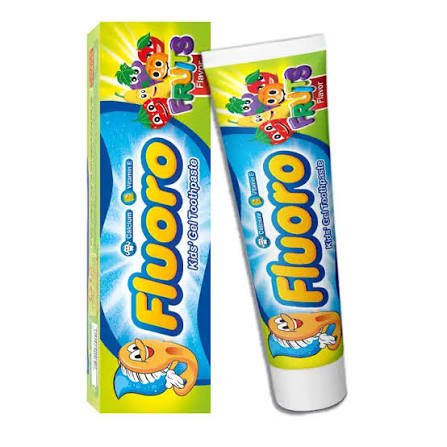 Flora Kids Toothpaste Fruit 50 ml - فلورا معجون أسنان للأطفال بالفواكه 50 مل