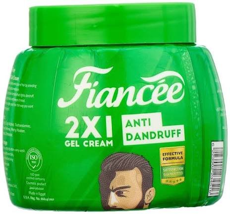 Fiancée Hair Cream Gel Anti-Dandruff Green 125 ml (2 x 1) - فيانسيه كريم جل للشعر ضد القشرة أخضر 125 مل (2×1)