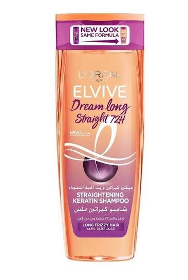 L'Oréal Elvive Dream Long Pro Keratin Shampoo For Long Hair 400 ml - لوريال إلفيف شامبو دريم لونج برو كيراتين للشعر الطويل 400 مل