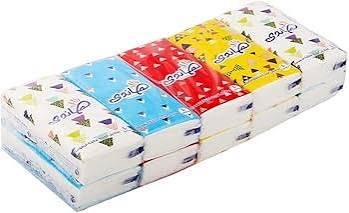 Magic Pocket 2-Ply Tissues (10x12) Carton Roll of 10 - ماجيك بوكيت مناديل جيب طبقتين (10×12) رول كرتون 10 قطع