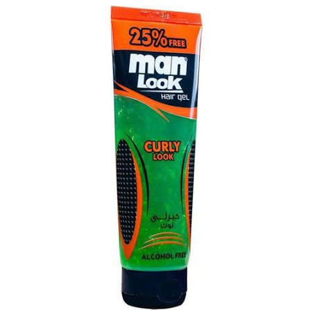 Man Look Hair Gel Green Curly 250 ml - مان لوك جل شعر أخضر للشعر المجعد 250 مل