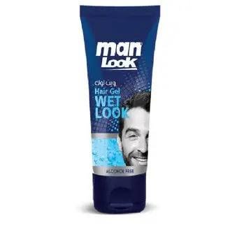 Man Look Hair Gel Blue Wet Look 250 ml - مان لوك جل شعر أزرق مظهر مبلل 250 مل