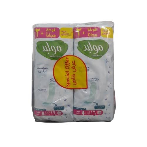 Molped Maxi Long Special Offer 2 Packs x 16 Pads - مولبد ماكسي لونج عرض خاص 2 عبوة كل عبوة 16 فوطة