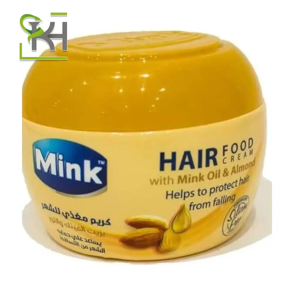 Mink Nourishing Hair Cream With Almond Oil 125 ml - مينك كريم مغذي للشعر بزيت اللوز 125 مل