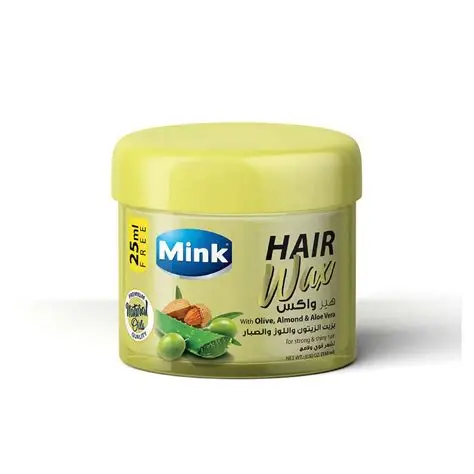 Mink Hair Wax With Olive Oil, Almond Oil & Aloe 150 ml - مينك هير واكس بزيت الزيتون وزيت اللوز والصبار 150 مل