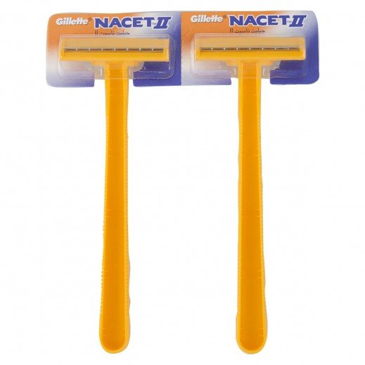 Nacit Razors Two Packs (Pack of 2 Strips) - ناست ماكينات حلاقة حصيرتين (عدد 2 حصيرة)