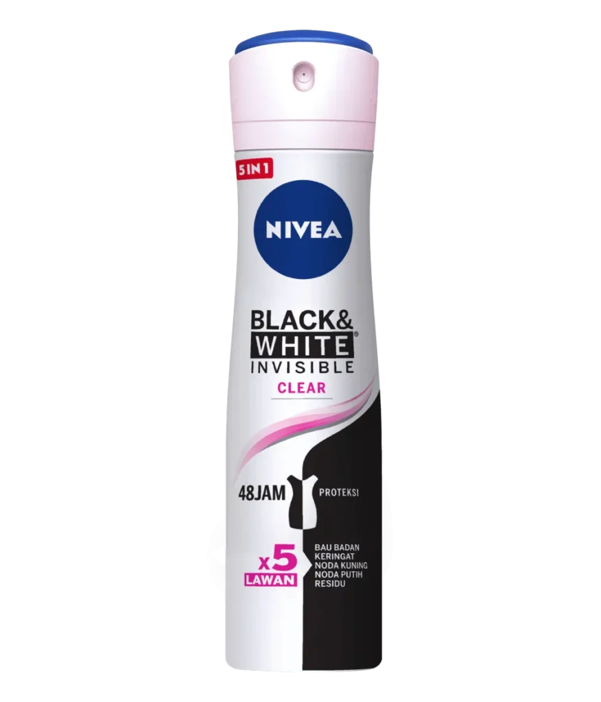 Nivea Women's Spray Black & White 150 ml - نيفيا بخاخ للنساء بلاك آند وايت 150 مل