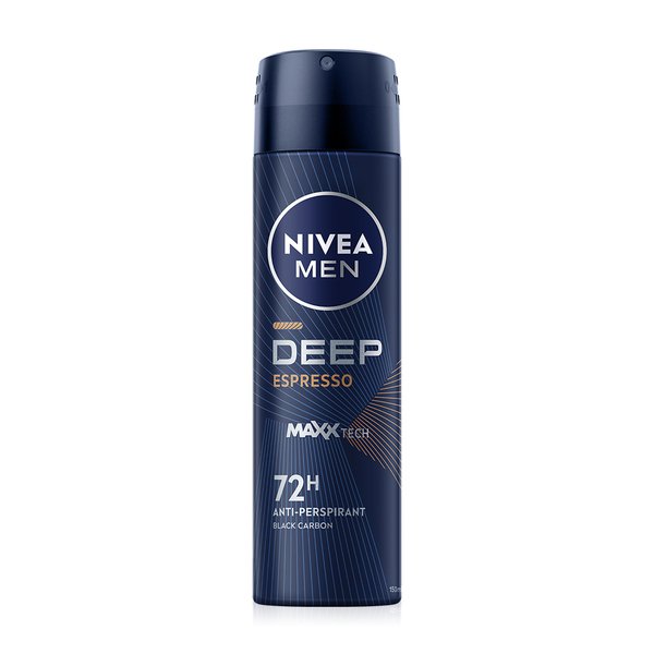 Nivea Men's Spray Deep Espresso 150 ml - نيفيا بخاخ للرجال ديب إسبريسو 150 مل