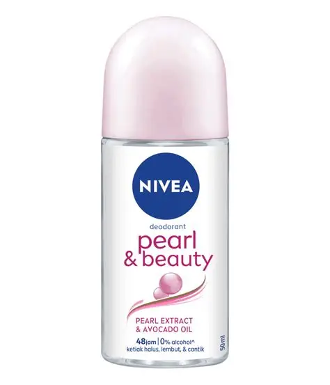Nivea Women's Roll-On Pearl & Beauty 50 ml - نيفيا رول أون للنساء بيرل آند بيوتي 50 مل
