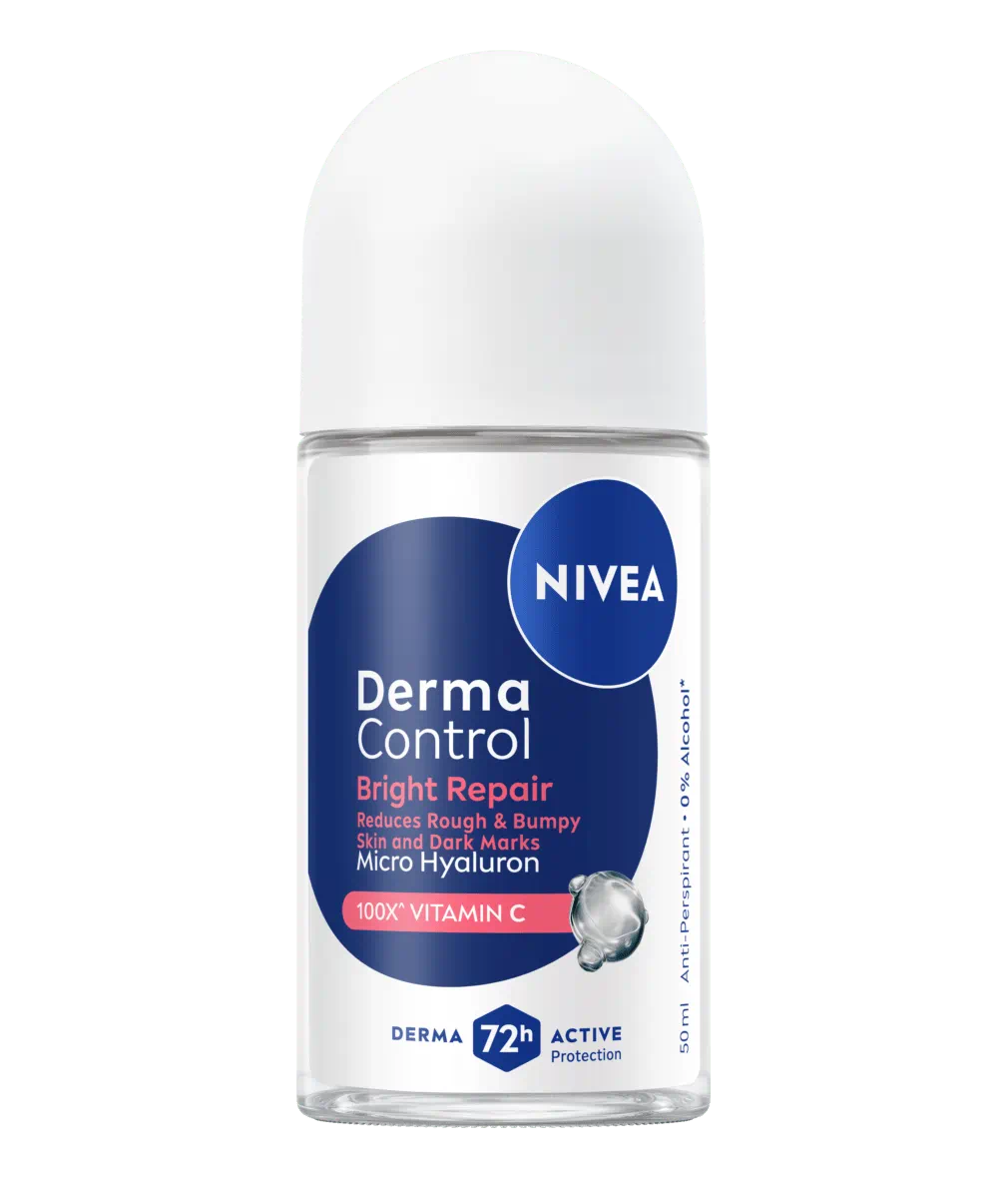 Nivea Women's Roll-On Derma Control Hyaluron Vitamin C 50 ml - نيفيا رول أون للنساء ديرما كنترول هيالورون فيتامين سي 50 مل