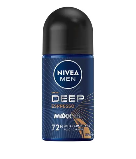 Nivea Men's Roll-On Deep Espresso 50 ml - نيفيا رول أون للرجال ديب إسبريسو 50 مل