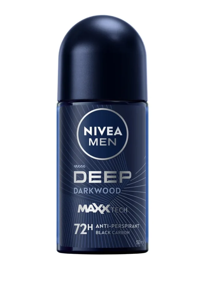 Nivea Men's Roll-On Deep Dark Wood 50 ml - نيفيا رول أون للرجال ديب دارك وود 50 مل