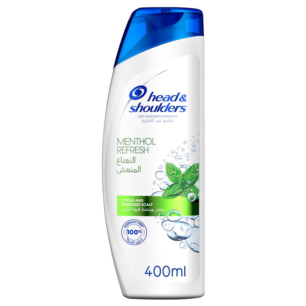 Head & Shoulders Shampoo Freshness Mint 400 ml - هيد آند شولدرز شامبو فريشنس نعناع 400 مل