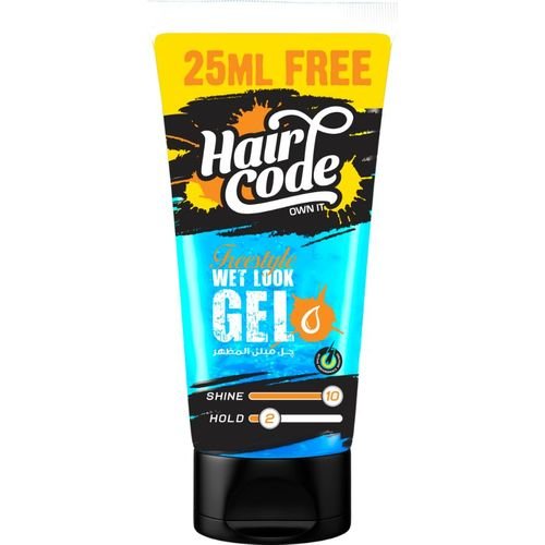 Hair Code Hair Gel Blue Free Style 160 ml + 25 ml Free - هير كود جل شعر أزرق فري ستايل 160 مل + 25 مل مجاناً